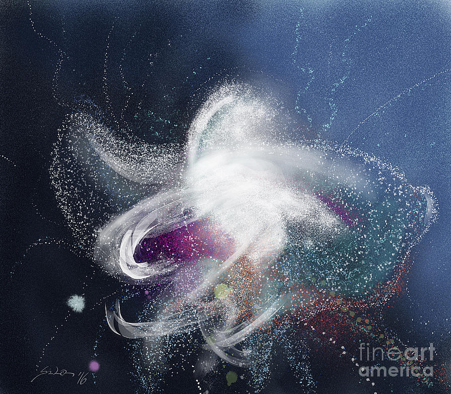 Dancing Sea Painting by Lidija Ivanek - SiLa