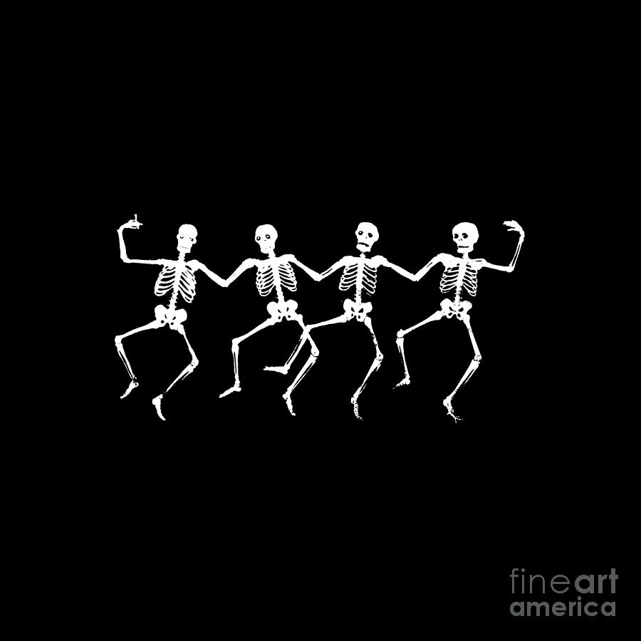 Dancing Skeletons Digital Art by Frederick Holiday - Pixels