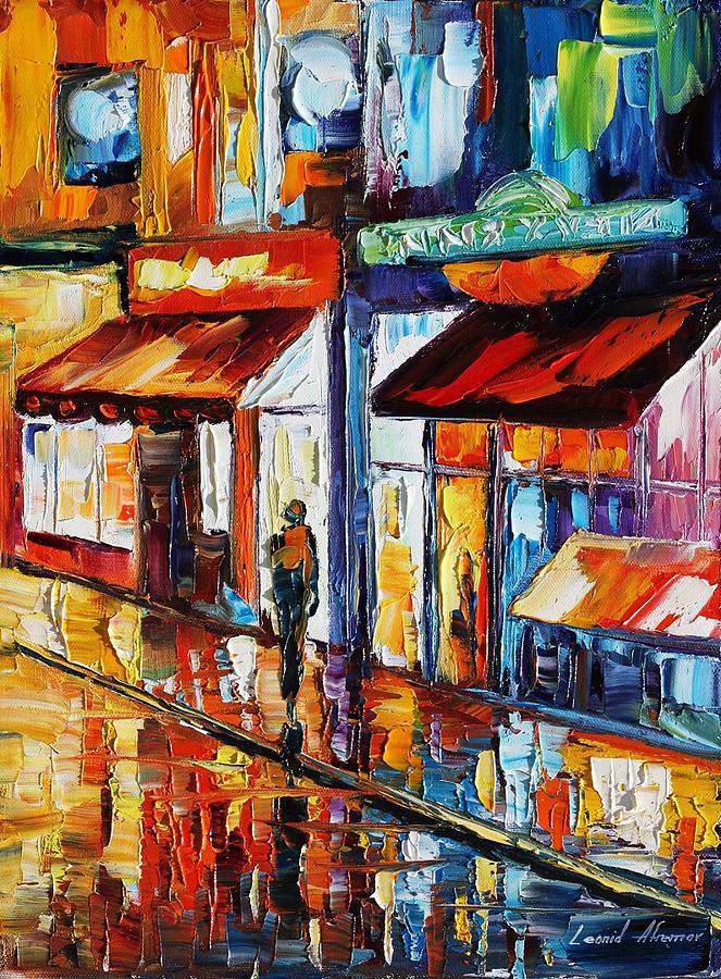 Dancing Street Painting by Leonid Afremov | Fine Art America