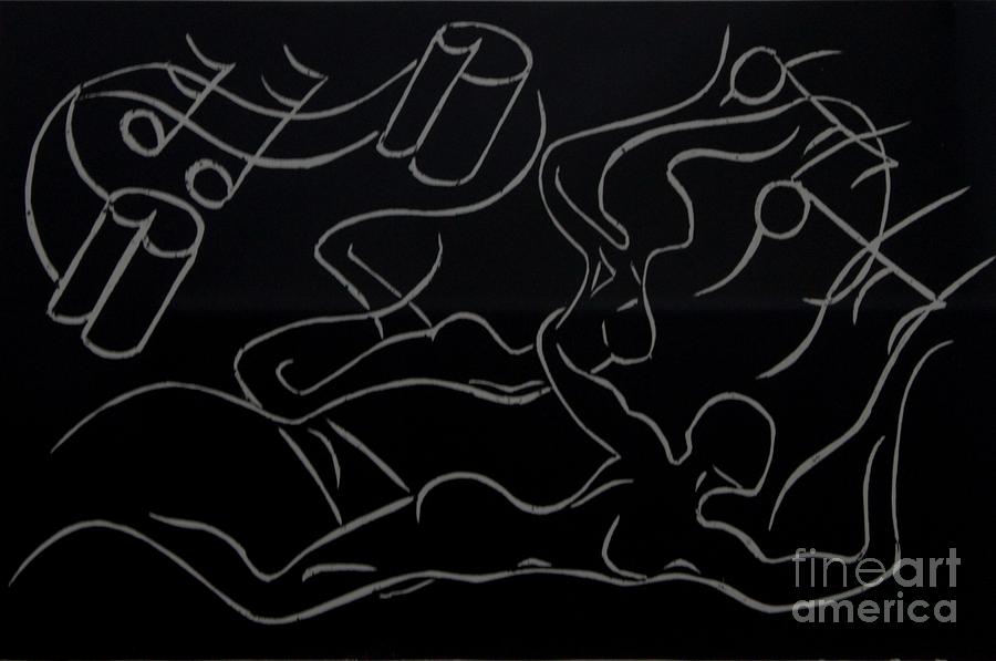 Nude Painting - Dancing through the Music by Terri Thompson