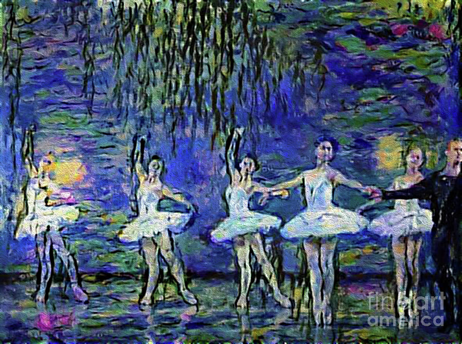 Dancing to Bizet in a Monet Garden Photograph by Nina Silver