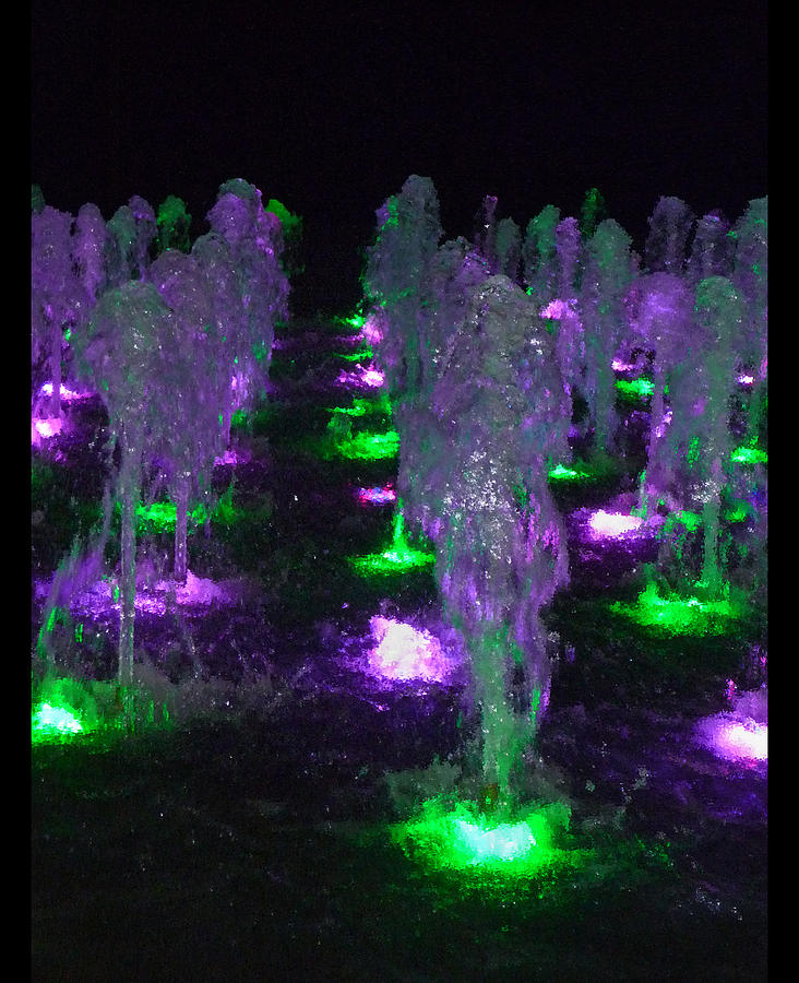 Dancing Waters No 3 Photograph by Margie Avellino