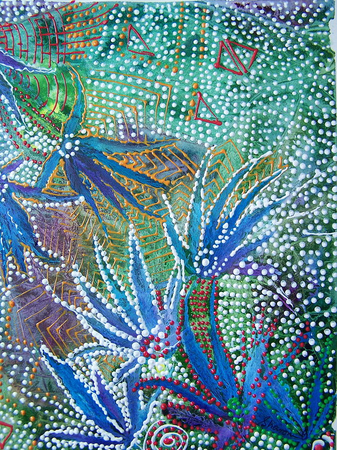 Dancing Weeds Painting by Vijay Sharon Govender