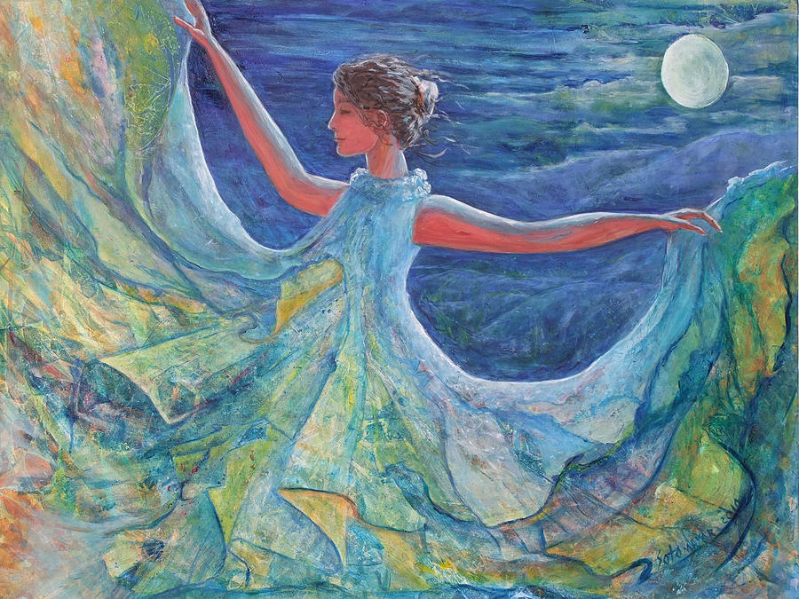 dancing with the Lord Painting by Gladiola Sotomayor