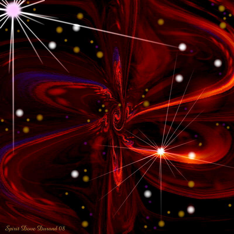 Dancing With The Stars  Christmas 2008 Digital Art by Spirit Dove Durand
