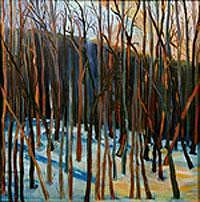 Landscape Painting - Dancing With Trees by Glynnis Sorrentino Landscape Painting - Dancing With Trees by Glynnis Sorrentino