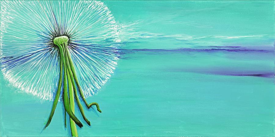 Dandelion #2 Painting by David Junod