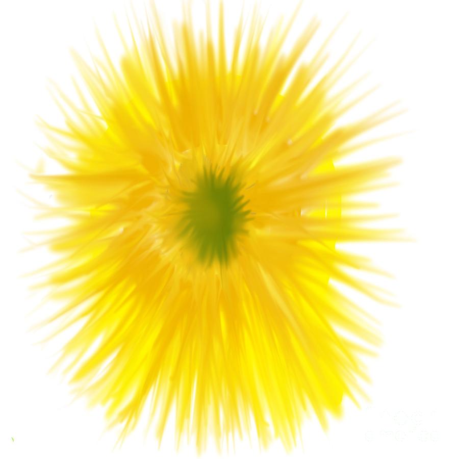 Nature Digital Art - Dandelion beauty by Glenda Thomas