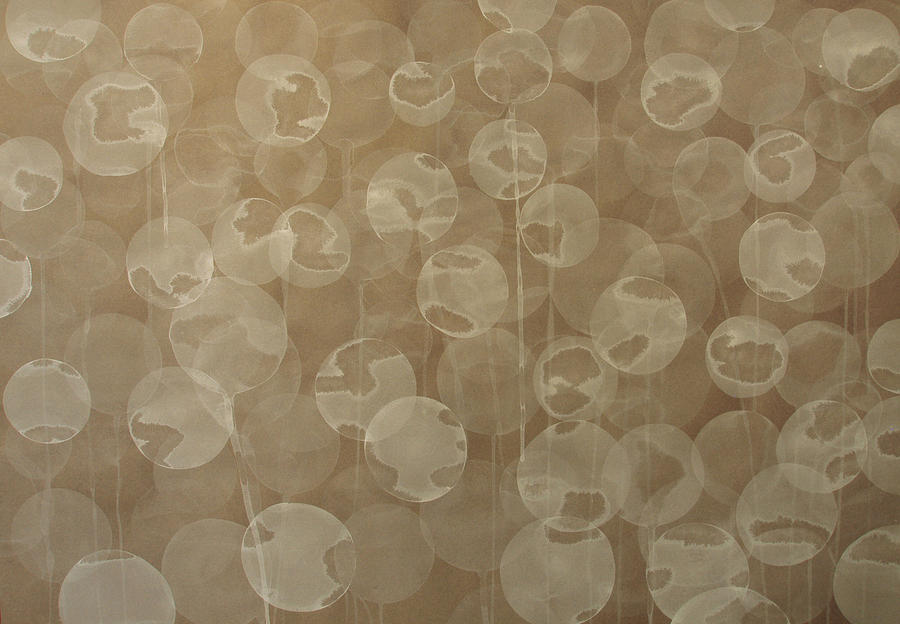 Abstract Painting - Dandelion by Jitka Anlaufova Abstract Painting - Dandelion by Jitka Anlaufova
