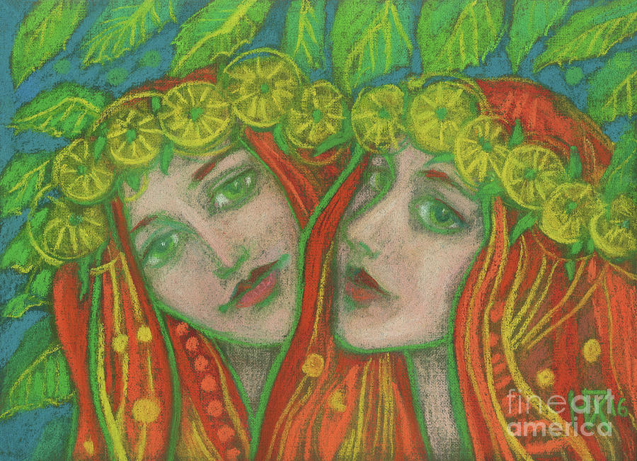 Dandelions Painting by Julia Khoroshikh