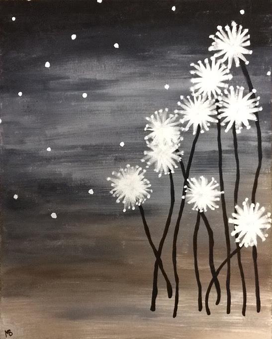 Dandy Dandelions Painting by Madi Blair - Fine Art America