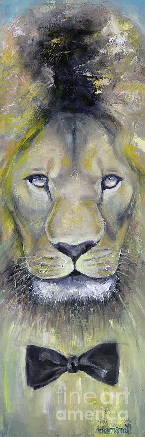 Dandy Lion Painting by Manami Lingerfelt