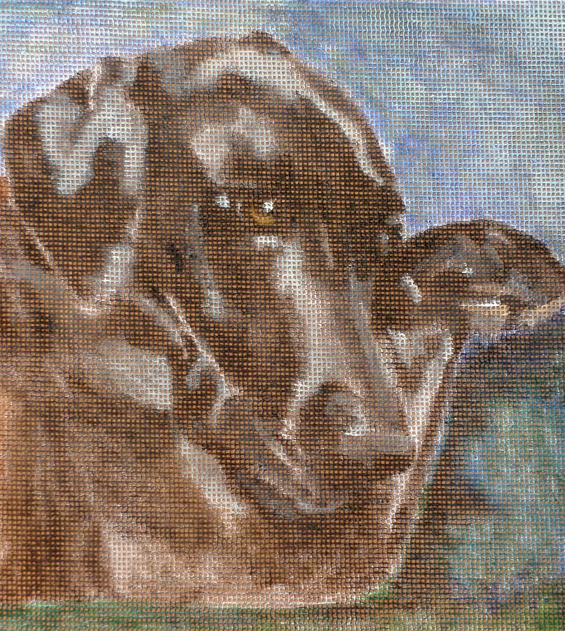 Dane Painting by Carol Russell
