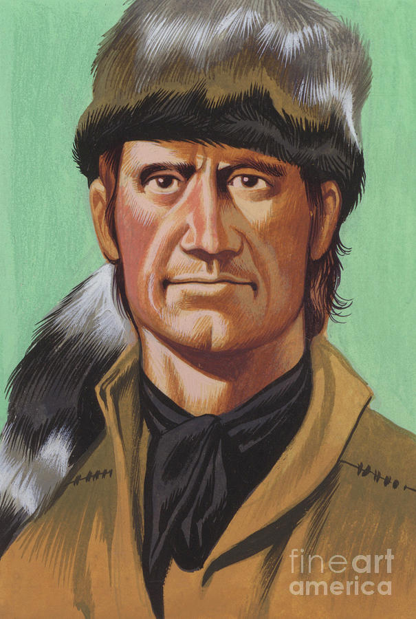 Daniel Boone Painting by Ron Embleton