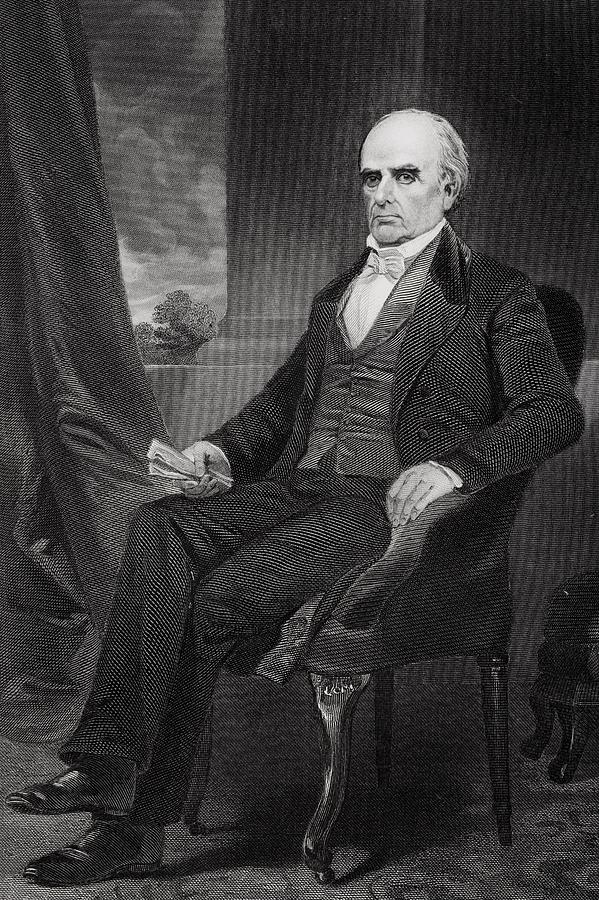 Daniel Webster 1792 To 1852. American Drawing by Vintage Design Pics ...