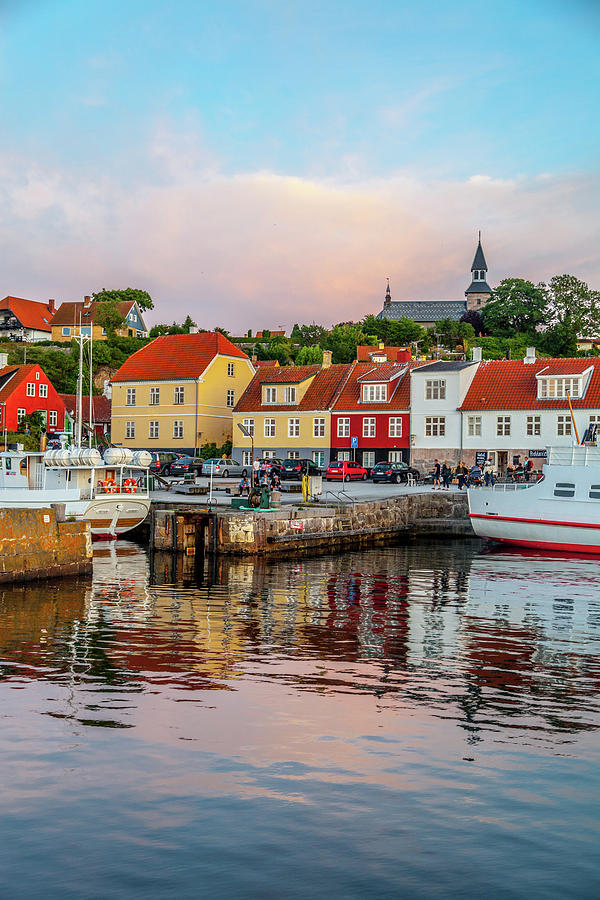 Danish Fishing Town of Gudhjem Photograph by W Chris Fooshee
