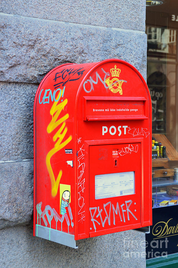 Danish Mailbox Photograph by Catherine Sherman
