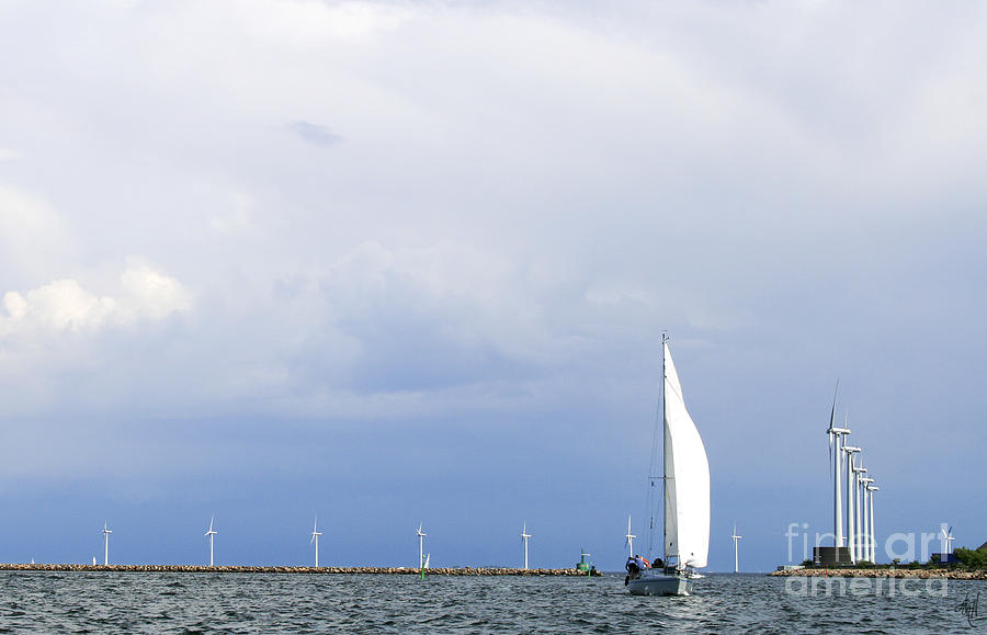 Wind Photograph - Danish Wind Power by Victoria Harrington