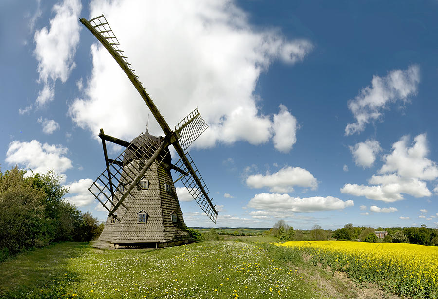 Danish Windmill Photograph by Robert Lacy