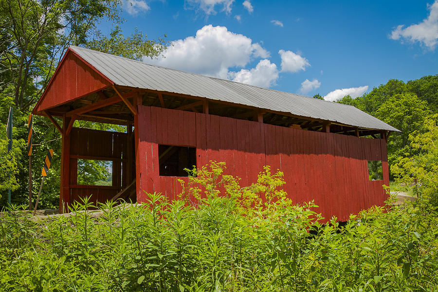 Danley Covered Bridge Photograph by Jack R Perry