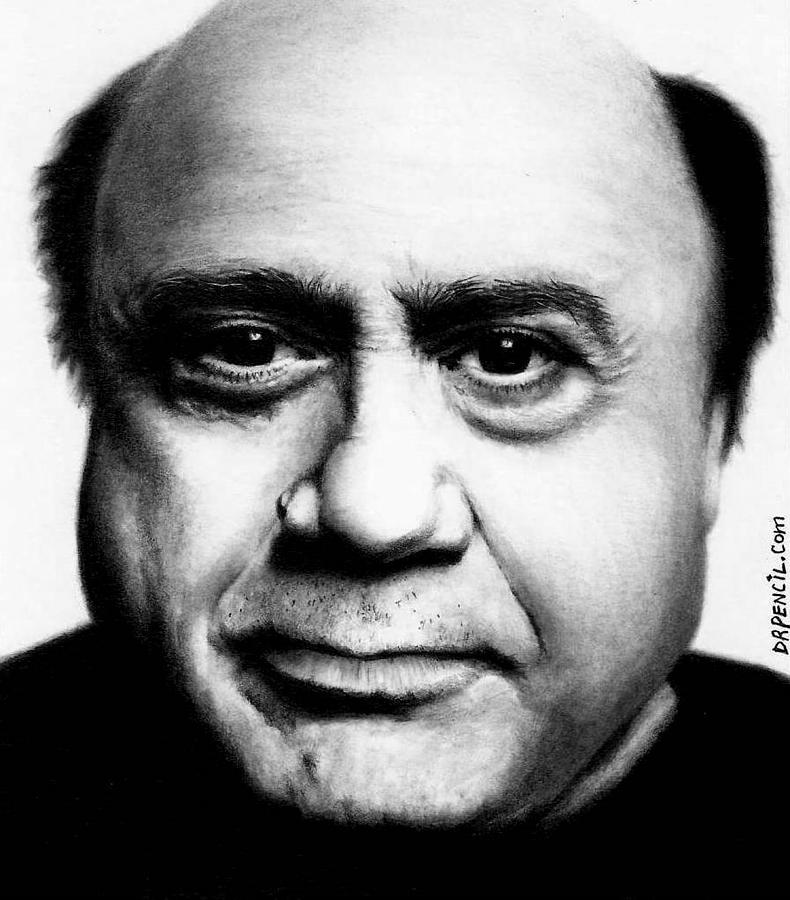 Danny DaVito Drawing by Rick Fortson Danny DaVito Drawing by Rick Fortson