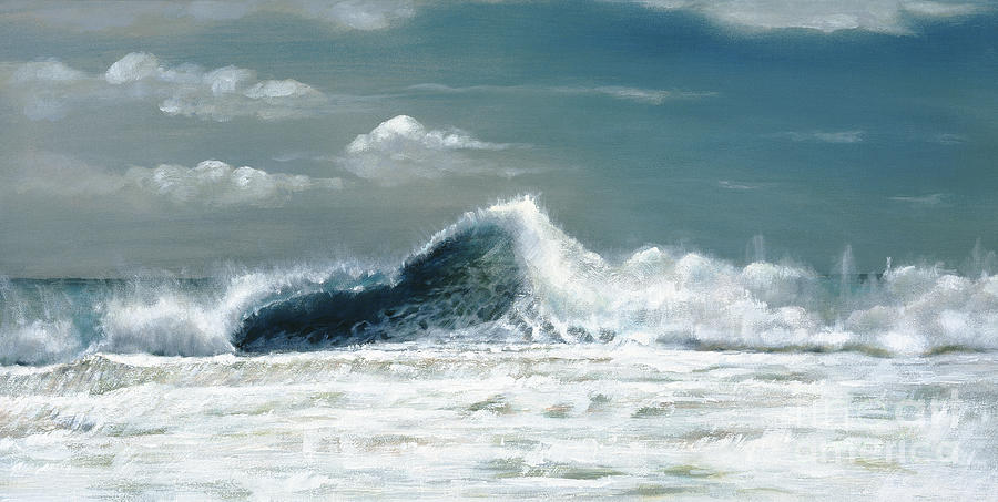 Dannys Kona Wave Painting by Sandra Blazel - Printscapes