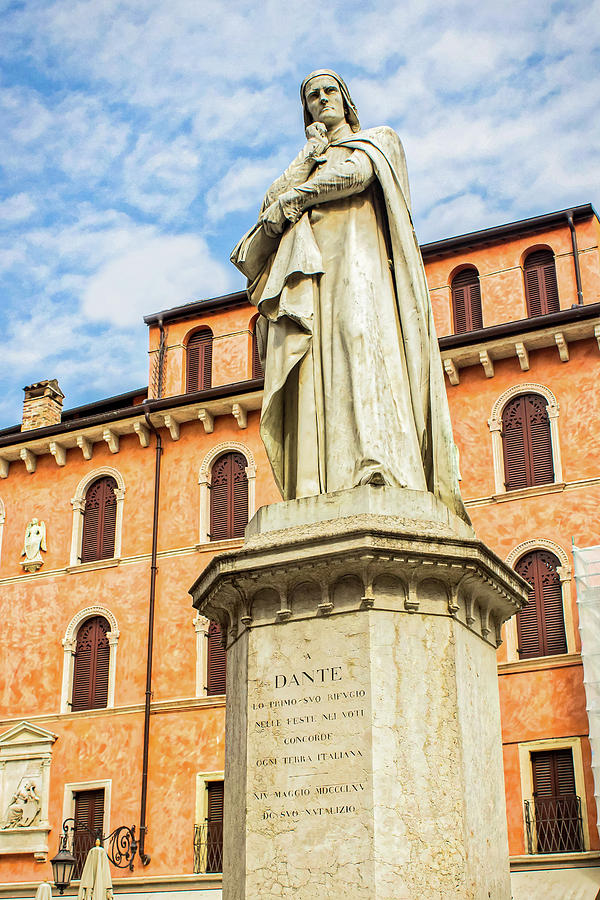 Dante Statue in Verona Photograph by Lisa Lemmons-Powers