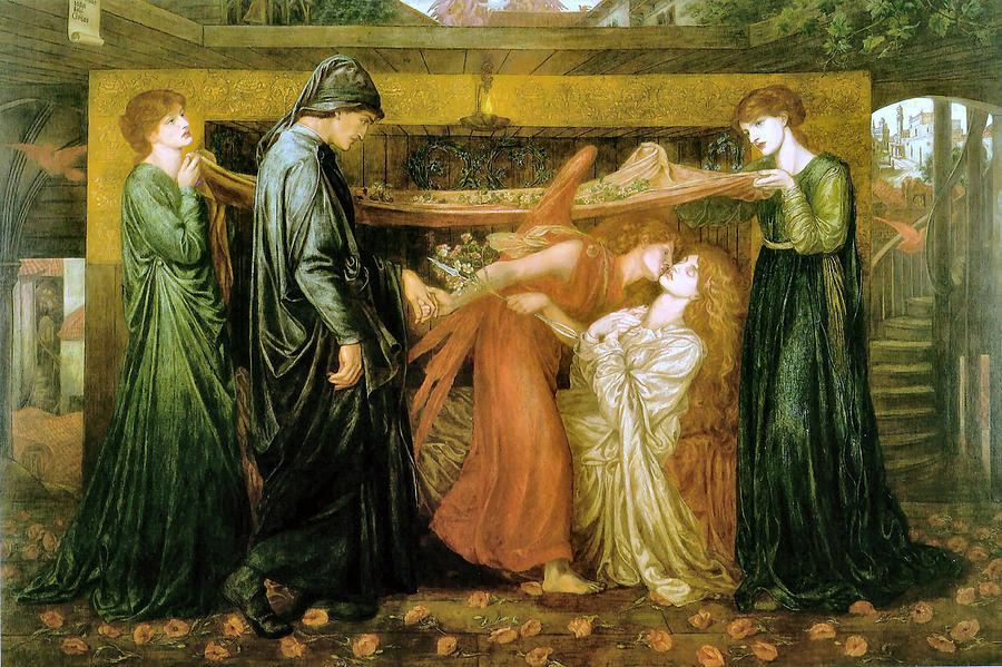 Dante's Dream at the Time of the Death of Beatrice 1871 Painting by ...