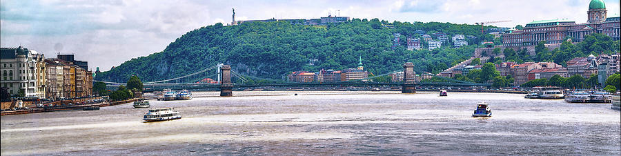 Danube at Budapest 4 Photograph by C H Apperson