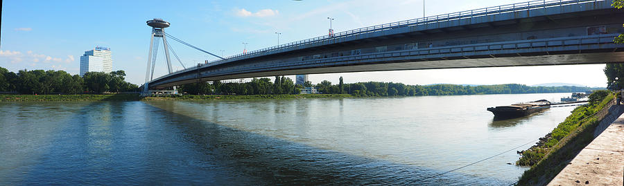 Danube River at Bratislava Photograph by C H Apperson