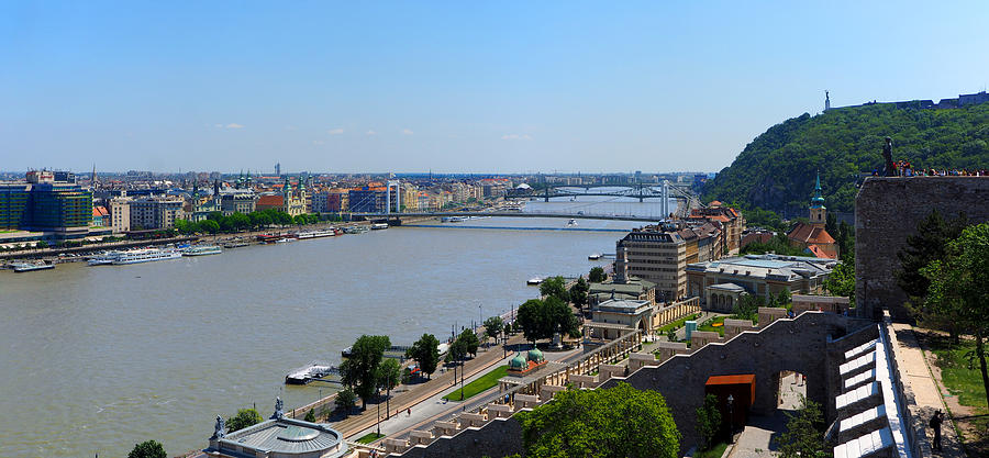 Danube River at Budapest 2 Photograph by C H Apperson