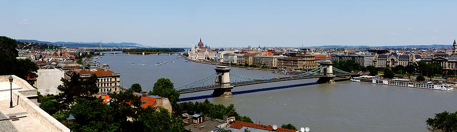 Danube River at Budapest 3 Photograph by C H Apperson