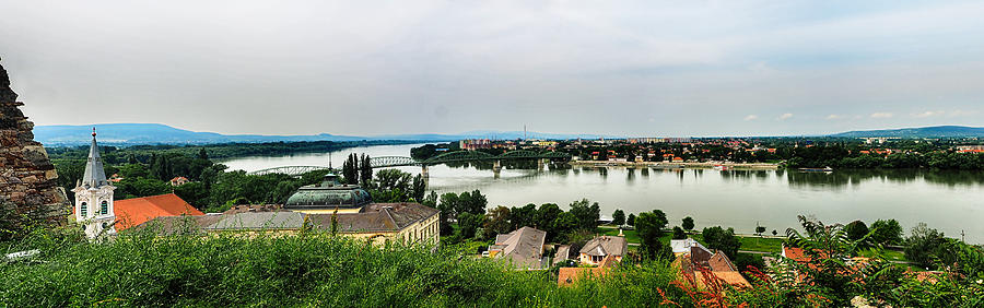 Danube River at Esztergom Photograph by C H Apperson