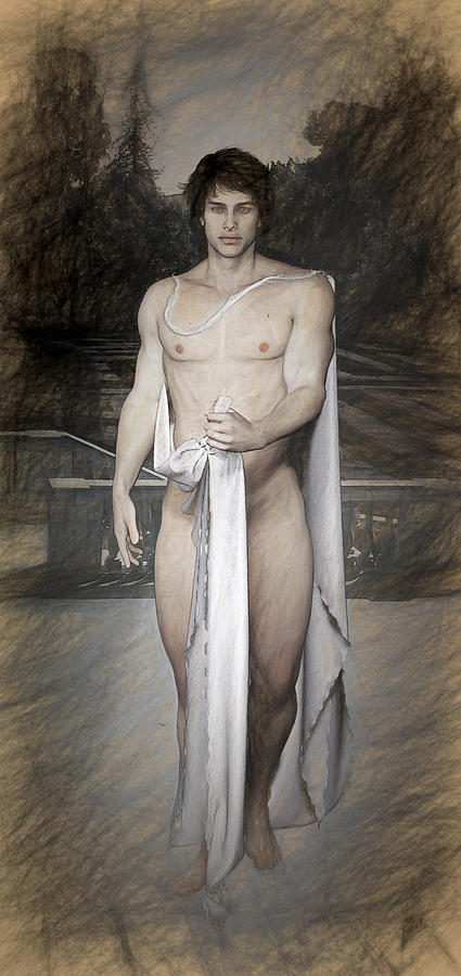 Daphnis Myth Digital Art