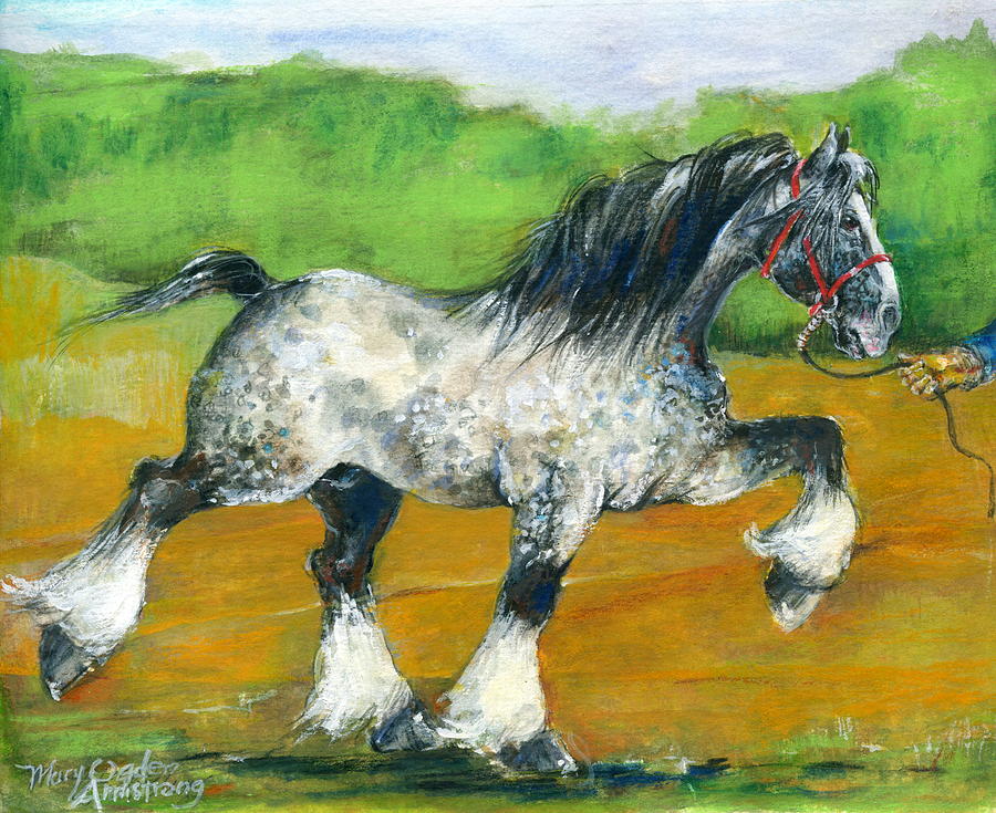 Dappled draft Painting by Mary Armstrong
