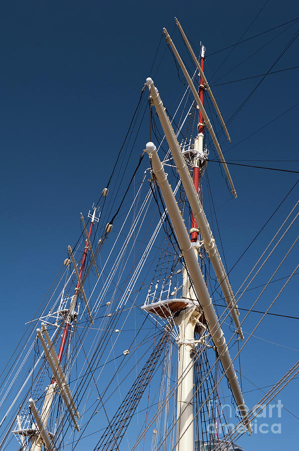 Dar Pomorza Ship Mast Photograph