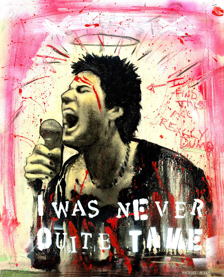 Music Painting - I was never quite tame by Michael Jenks