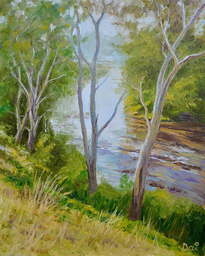 Darebin Creek Morning Painting by Dai Wynn