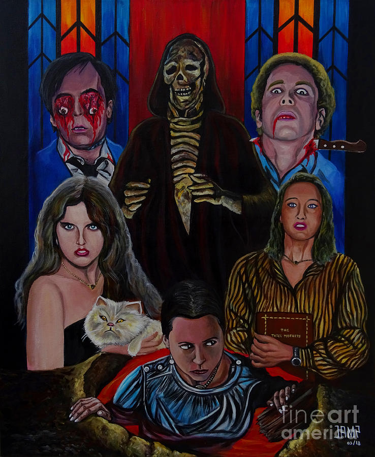 Dario Argento Inferno Painting by Jose Antonio Mendez - Fine Art America