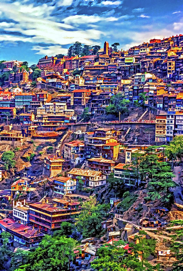 Darjeeling - Paint Photograph by Steve Harrington