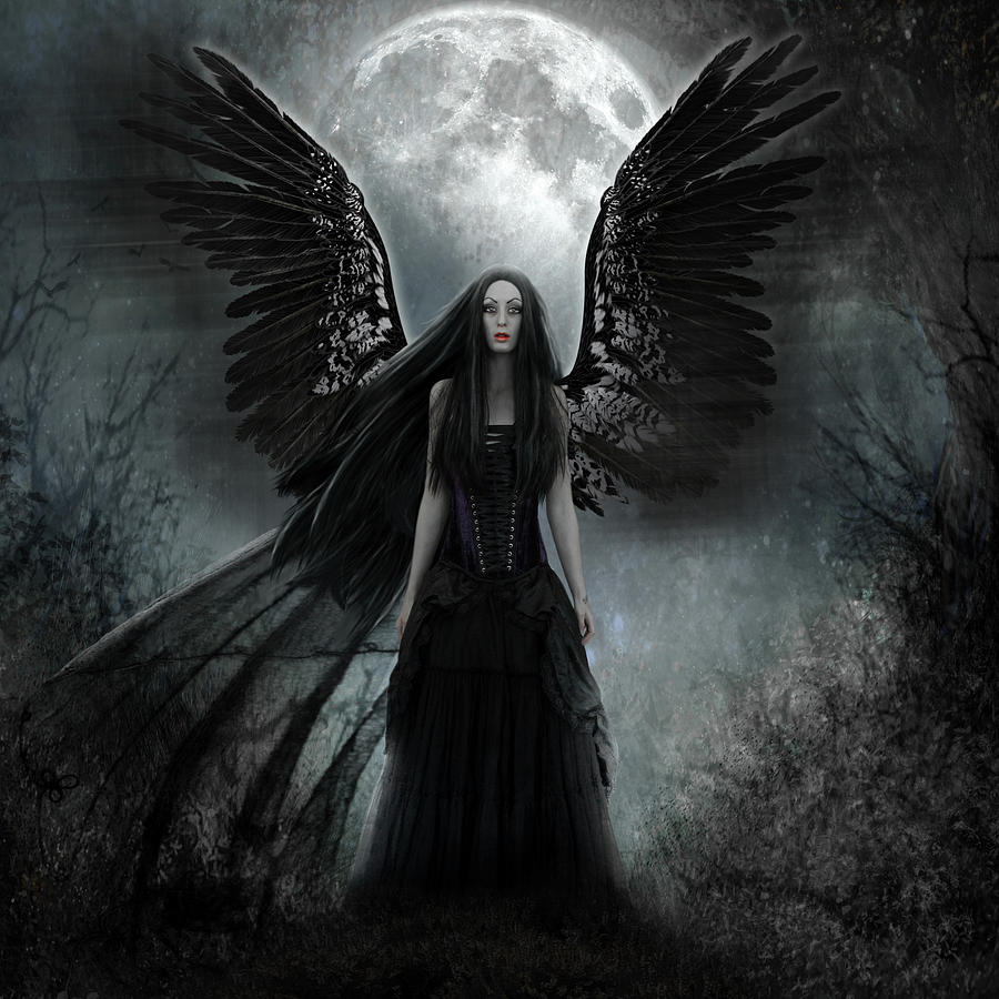 dark angel painting