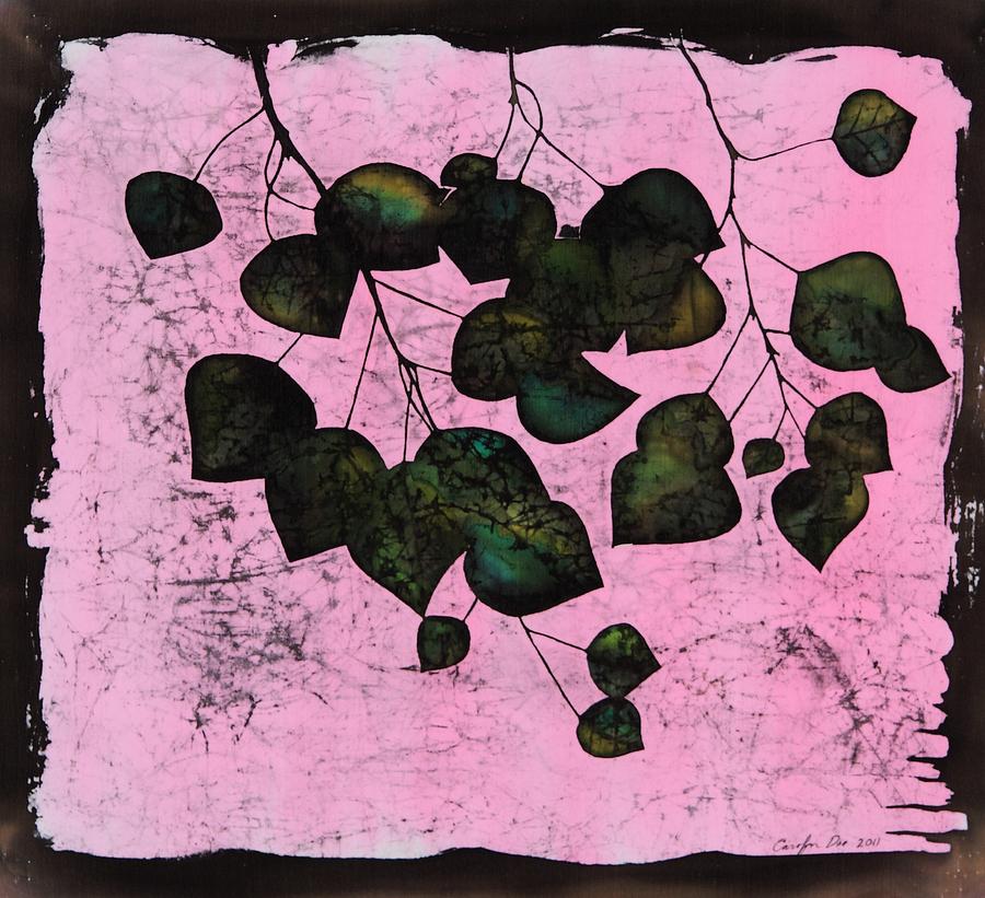 Dark Aspen In Pink Tapestry - Textile by Carolyn Doe