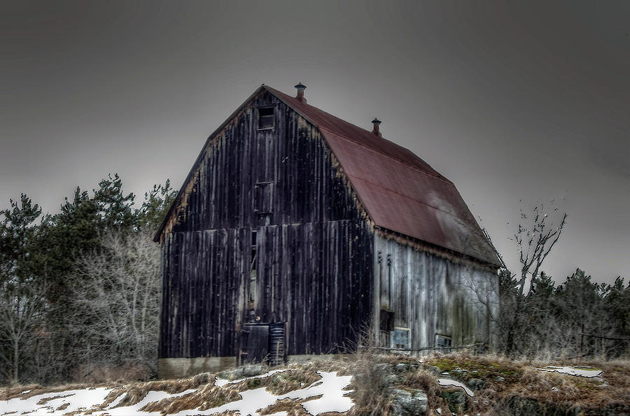 Dark Barn Photograph by Rick Couper