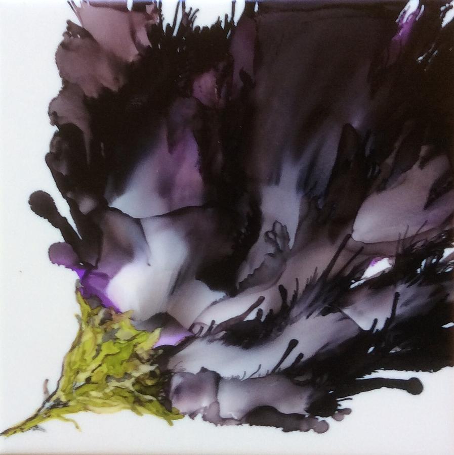 Flowers Still Life Painting - Dark Beauty by Pat Purdy
