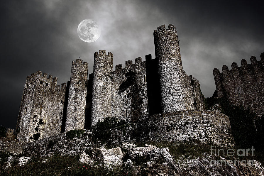 Castle Photograph - Dark Castle by Carlos Caetano