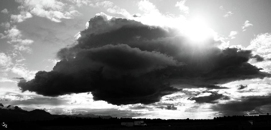 Dark Cloud Photograph by Ron Bissett