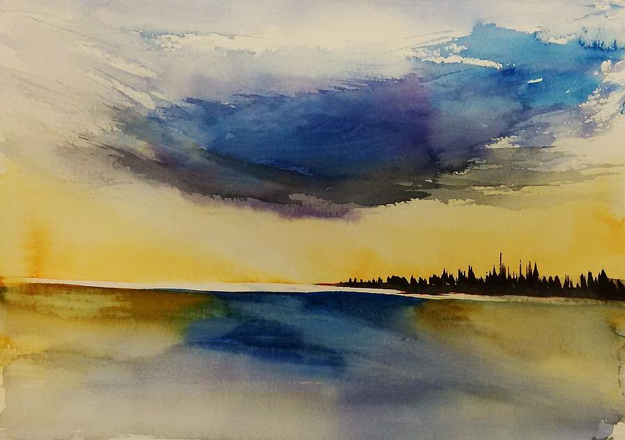 Dark Cloud - Summer Day Painting by Desmond Raymond