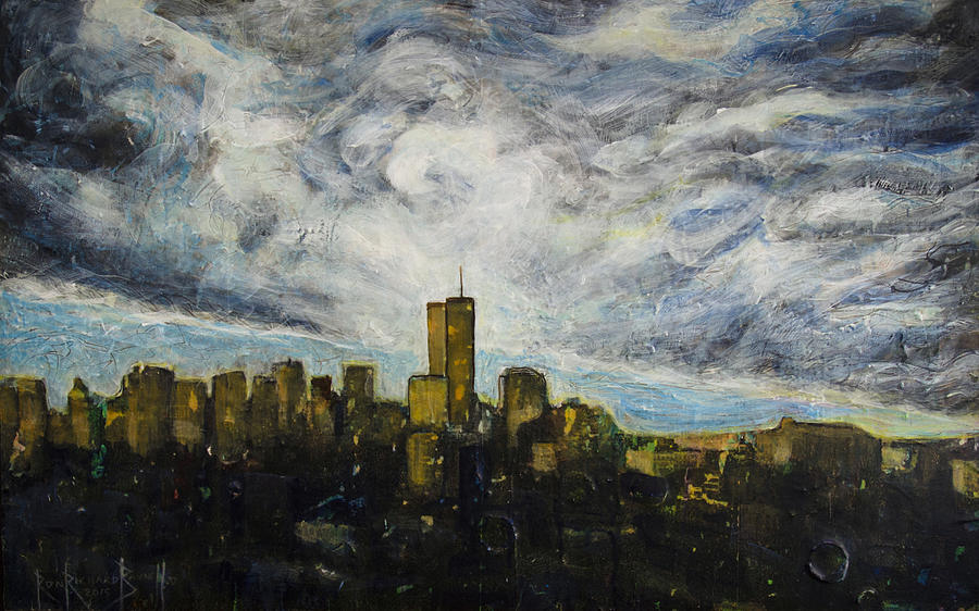 Dark Clouds Approaching 2 Painting by Ron Richard Baviello Pixels