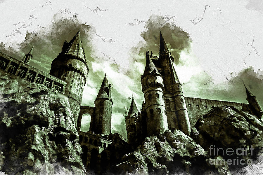 Dark Days at Hogwarts Digital Art by Matthew Nelson