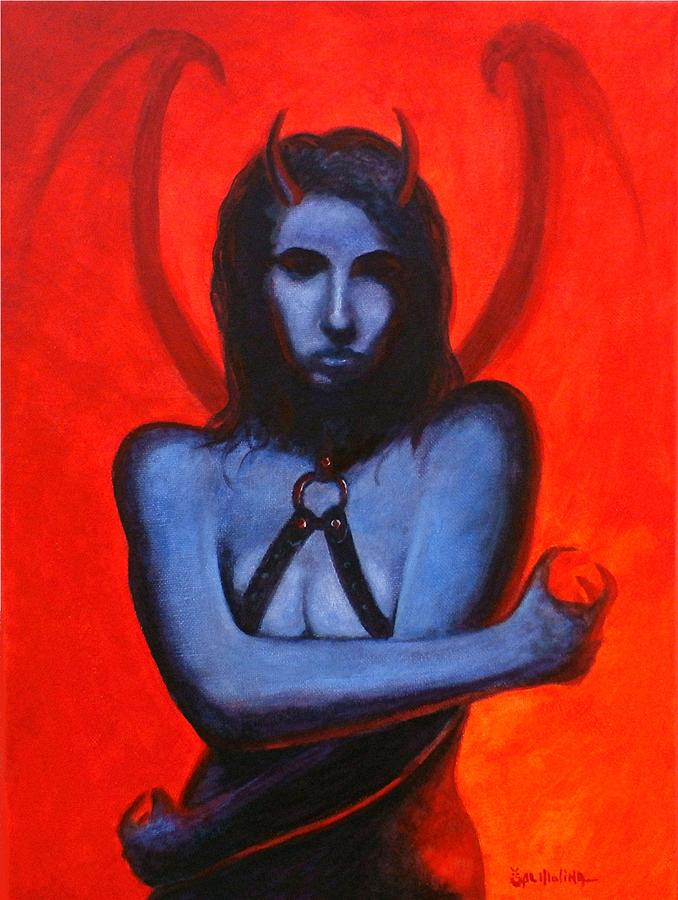 Dark Desire Painting by Al  Molina